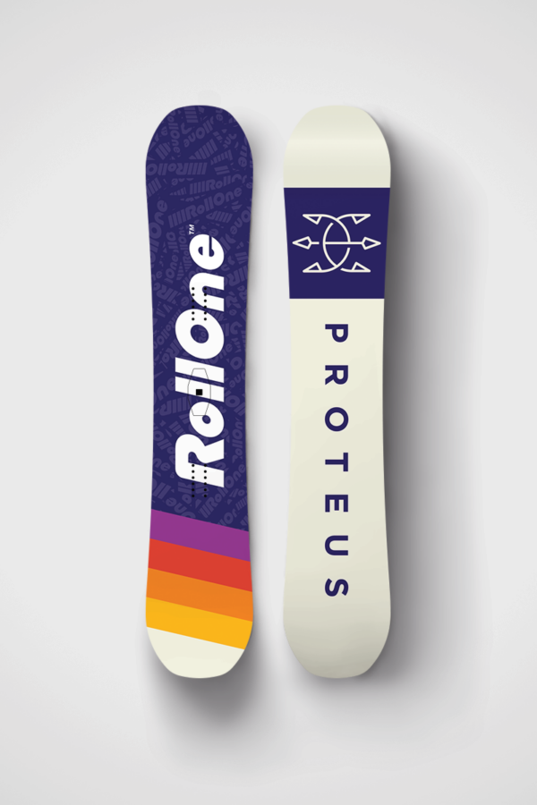 roll one snowboard